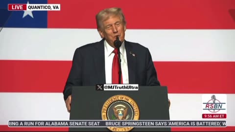 President Trump casually says he was the 45th, 46th, and 47th President of the United States… lol