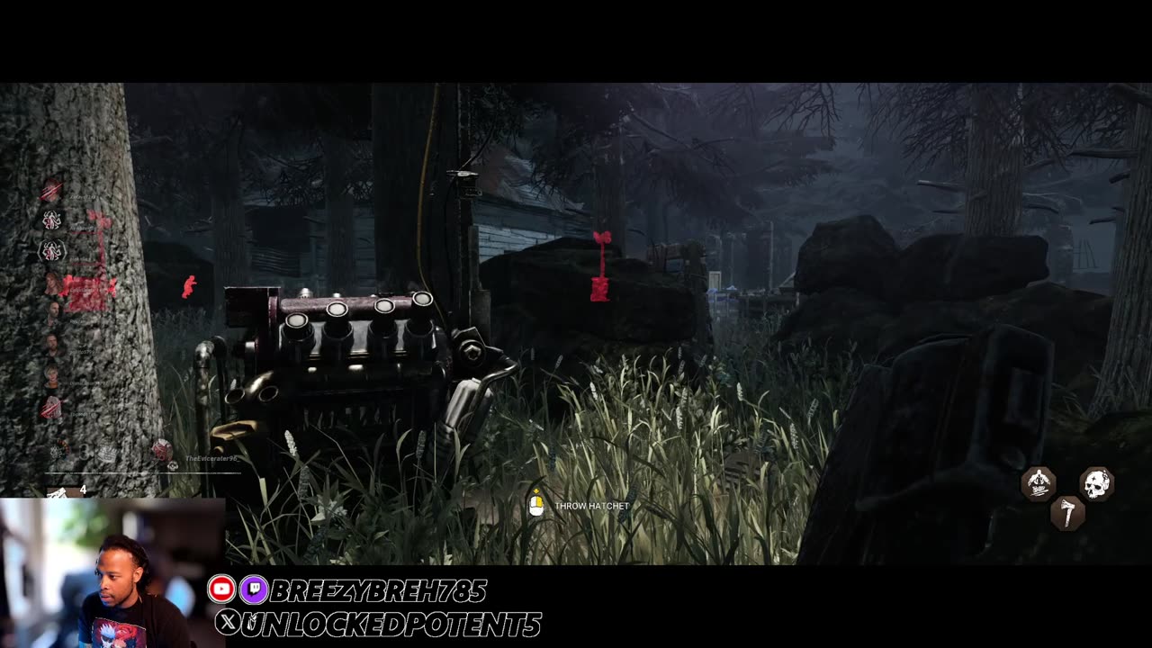 Dead by Daylight Huntress Gameplay | Axe Throws & Savage Hunts