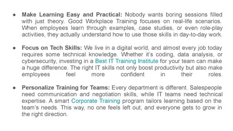 How to Boost Employee Skills with Corporate Training
