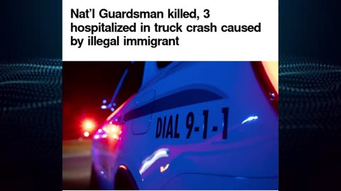 3 NATL GUARD MEMBERS KILLED BY ILLEGAL ALIEN TRUCK DRIVER