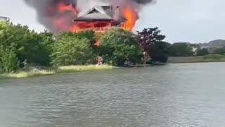 A massive fire destroyed the Edisto Beach home of SC Circuit Court Judge Diane Goodstein