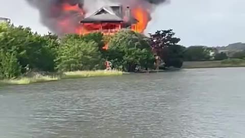 A massive fire destroyed the Edisto Beach home of SC Circuit Court Judge Diane Goodstein