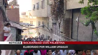 Manifestantes en Damasco condenan el genocidio israelí en Gaza