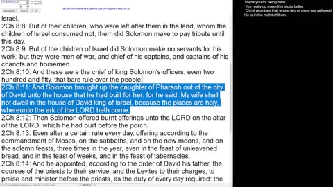 2 Chronicles 8