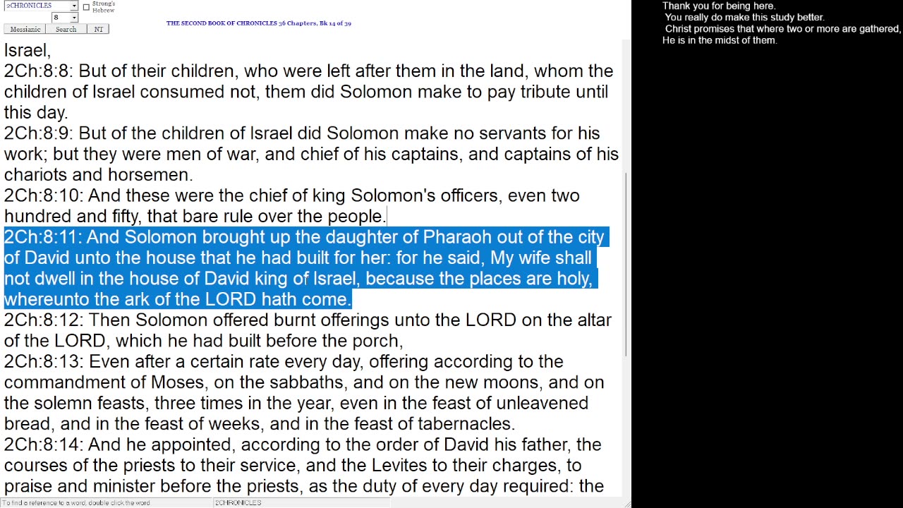 2 Chronicles 8
