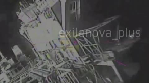 Footage showing the damage to the tanker and port infrastructure of CJSC "Tamanneftegaz"