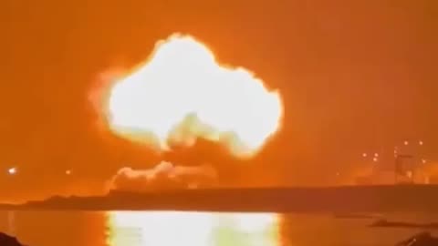 Absolutely Insane Detonation of an Oil Depot in Occupied Crimea