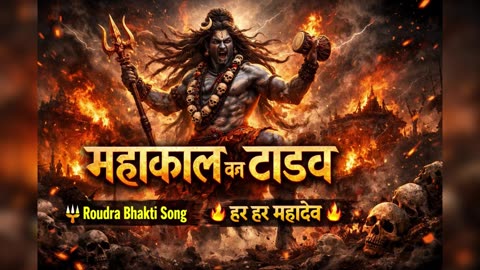 🔱 महाकाल का तांडव | Roudra Shiv Bhakti Song | Mahakal Tandav | Har Har Mahadev 🔥