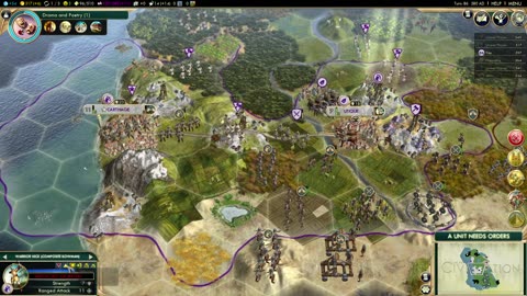 Quick War as Dido on Emperor in Civ 5