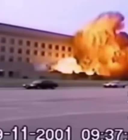 A CLIP OF THE ACTUAL MISSILE STRIKE ON THE PENTAGON 🚀 [THERE IS NO PLANE]