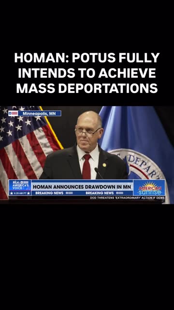 HOMAN: POTUS FULLY INTENDS TO ACHIEVE MASS DEPORTATIONS