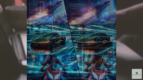 SANSUI 34-Inch Curved Gaming Monitor UWQHD 3440 x 1440 165Hz Curved 1500R - PIP/