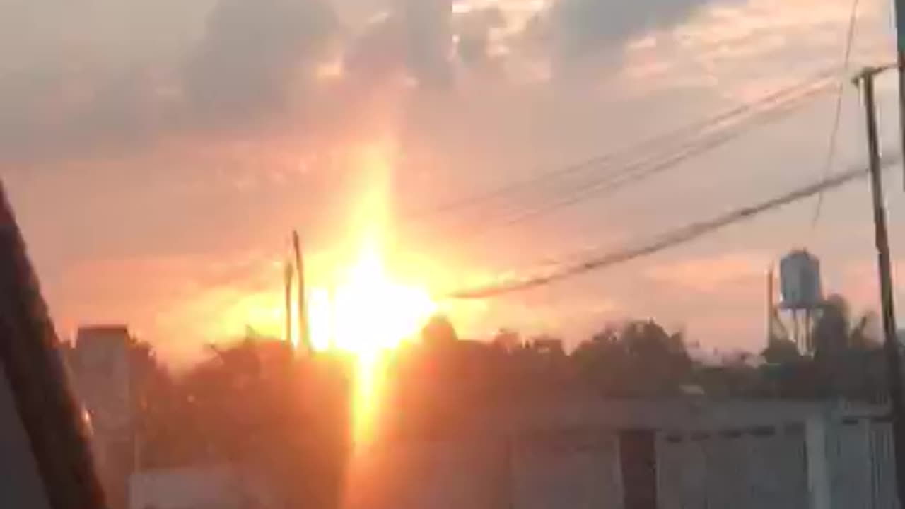 Sunset When On The Way Home