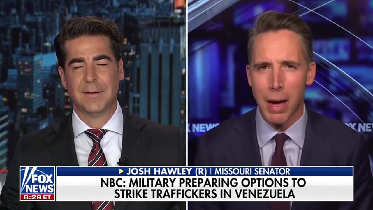 Sen Hawley: Trump Has Every Right To Strike Narco Terrorists