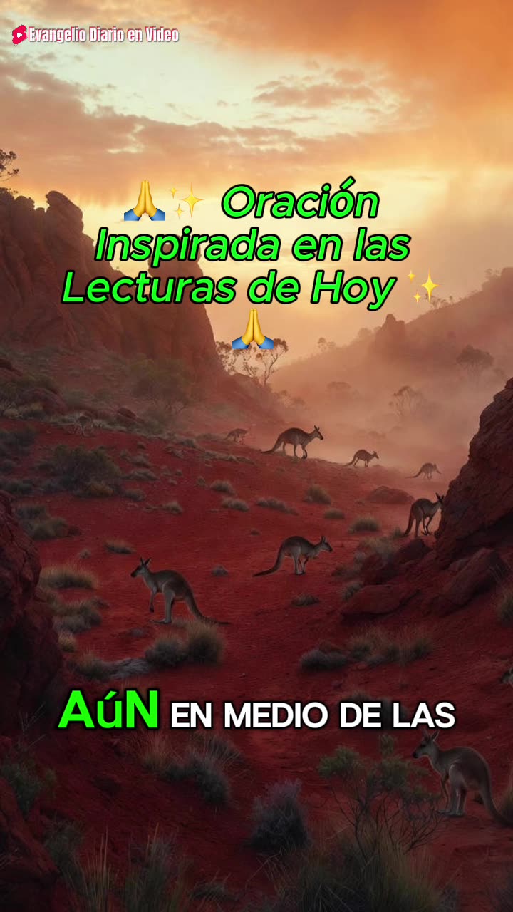 🙏✨ Oración Inspirada en las Lecturas de Hoy ✨🙏
