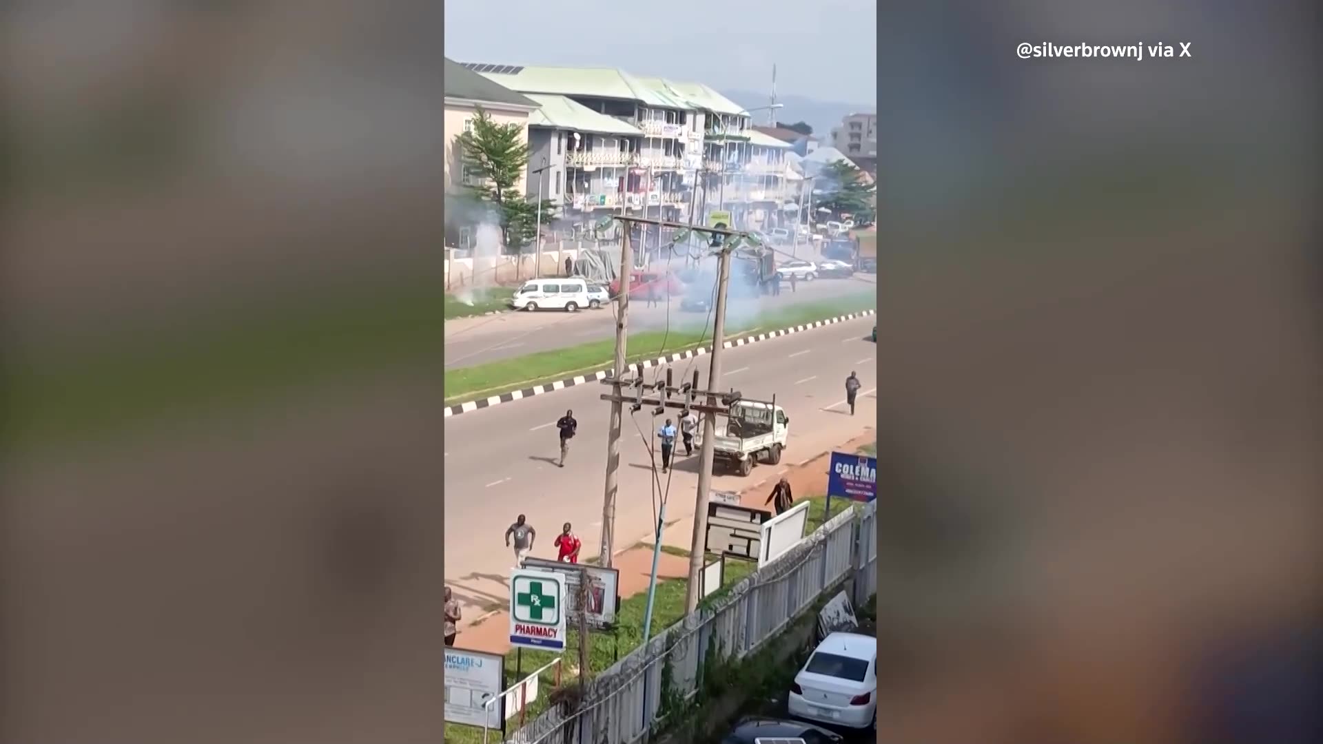 Nigerian police fire tear gas to disperse protesters in Abuja