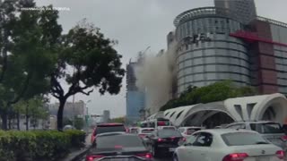 Deadly department store explosion caught on dashcam