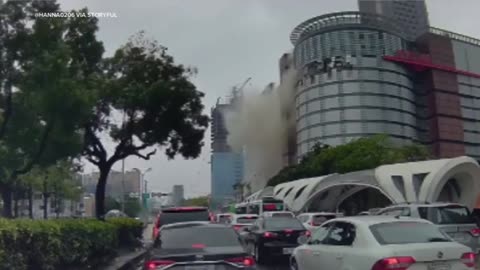 Deadly department store explosion caught on dashcam