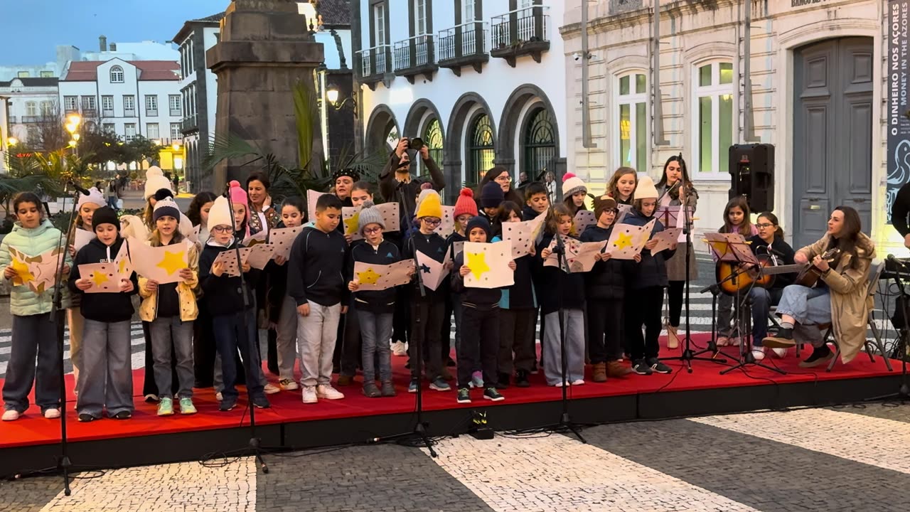 Ponta Delgada Cantar às Estrelas⭐ Sing to the Stars🌟 4K, Sao Miguel Azores Portugal🇵🇹 - 01.02.2025