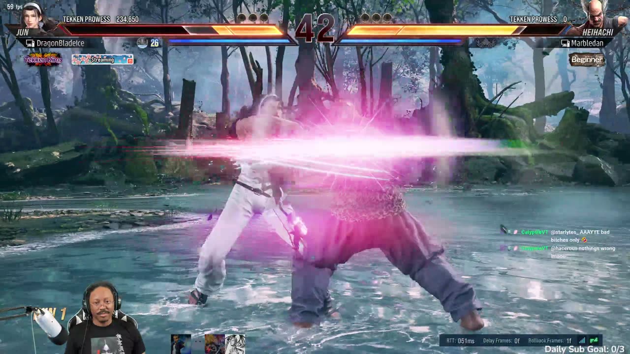 Show me something wild in our fights