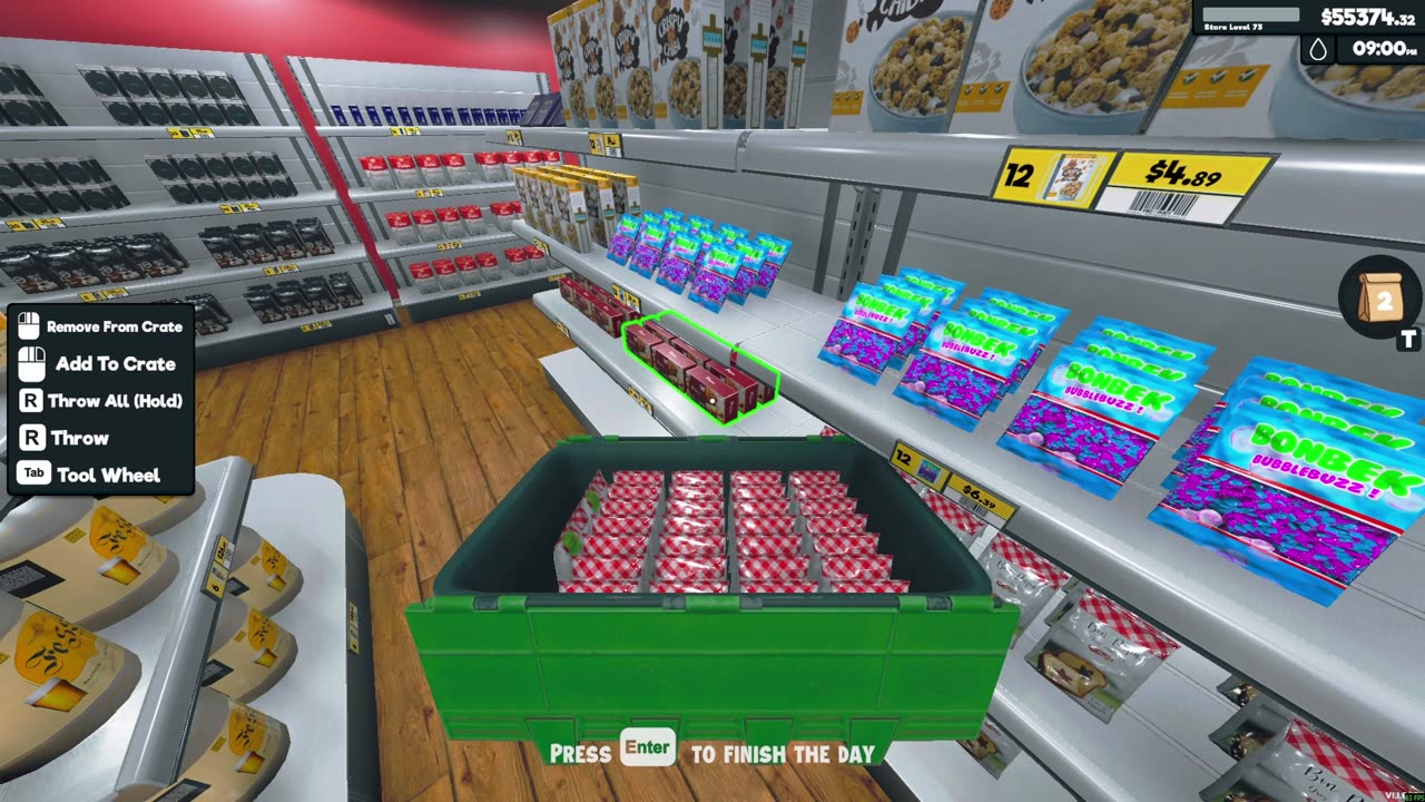 Supermarket Simulator│ How to SWAP ITEMS From SHELVES │Guide 2025