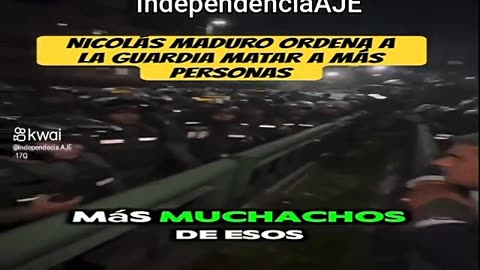 Maduro - Venezuela - Ordena Asesinar Manifestantes.