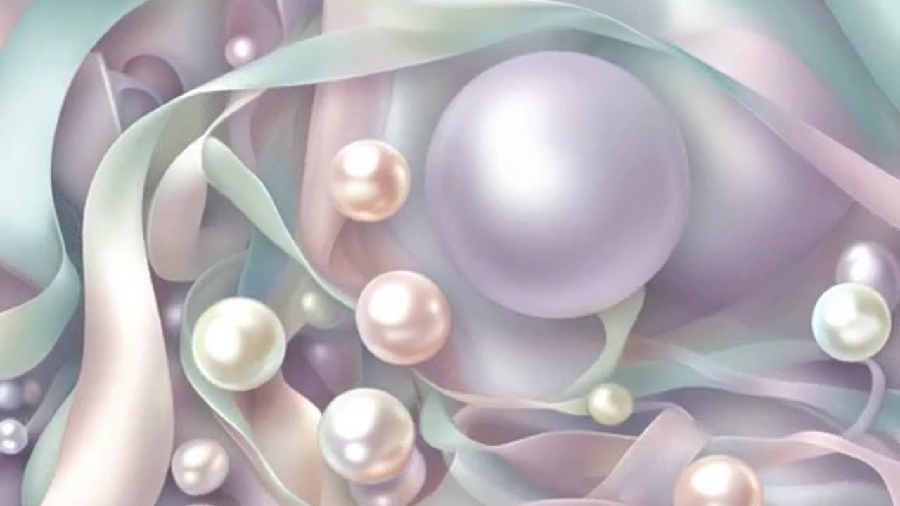 Pastel Ribbon-Like Shapes Visual