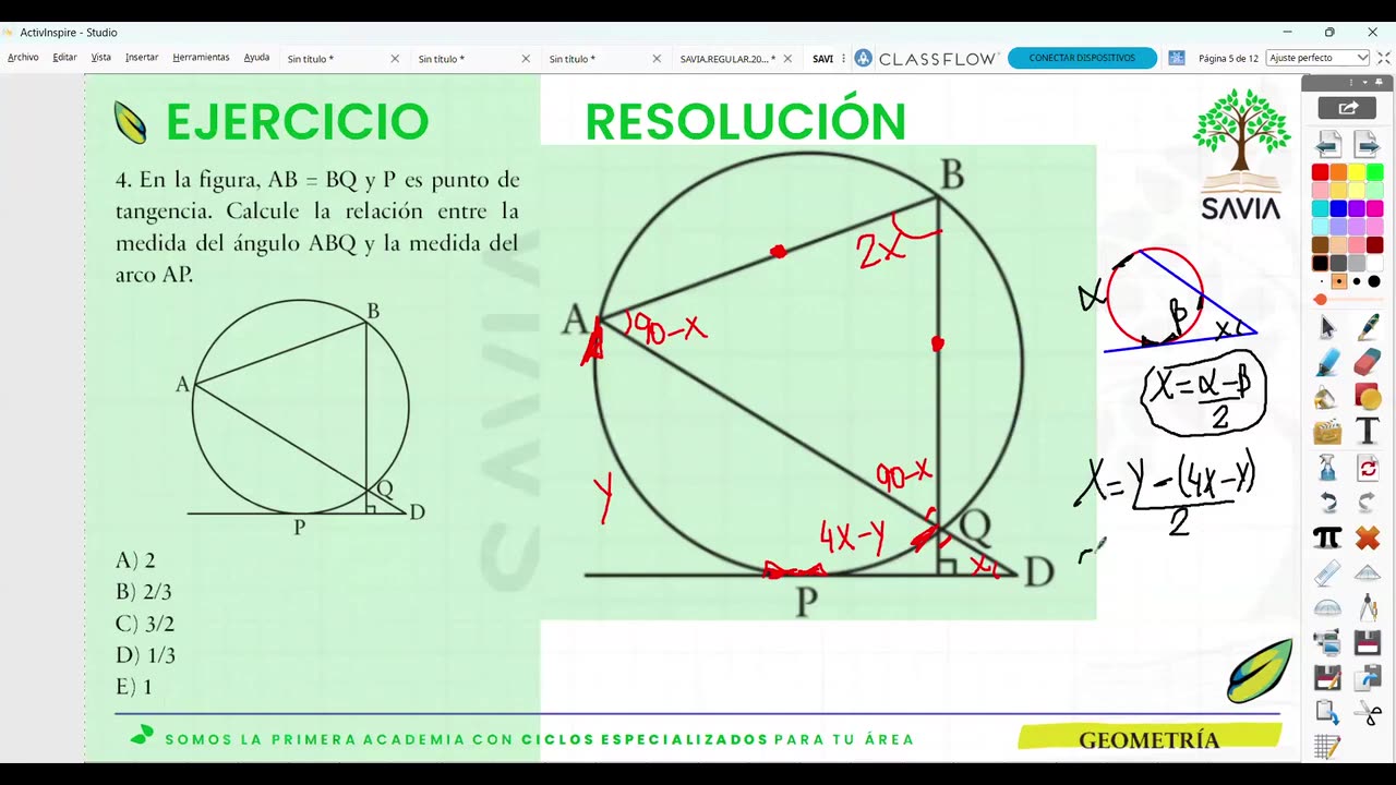 SAVIA REGULAR 2025 | Semana 06 | Geometría
