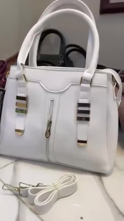 Hype Luxe Orange Crossbody Bag 2025 | Trendy Black Chain Rope Strap Ladies Shoulder Bag