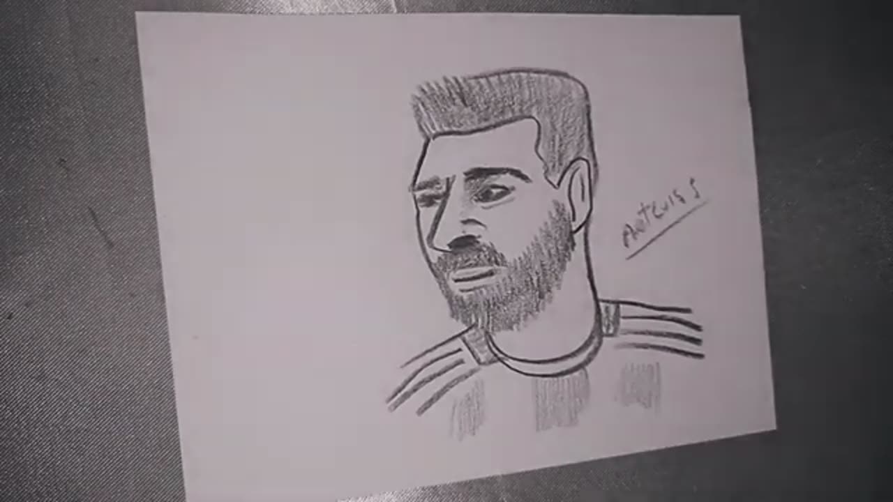 How To Draw Leonel Messi