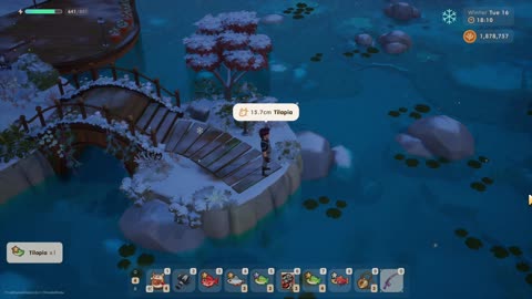 Coral Island - Pesca bajo la nieve con música navideña para que reflexionemos juntos