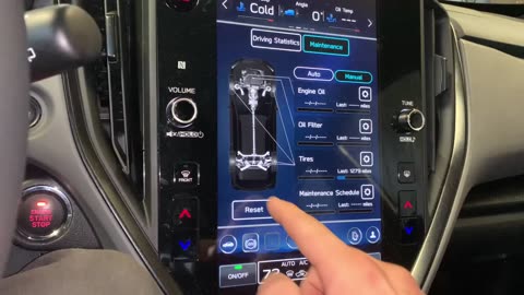 2024 Subaru Crosstrek Wilderness - Maintenance Reset