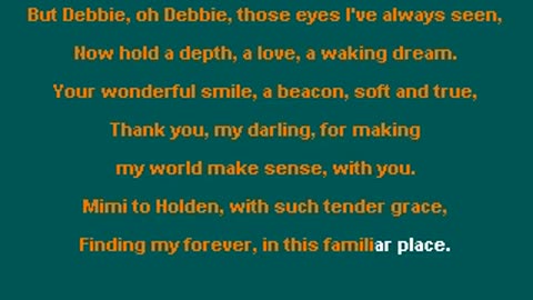 DebbieOhDebbie(Karaoke)