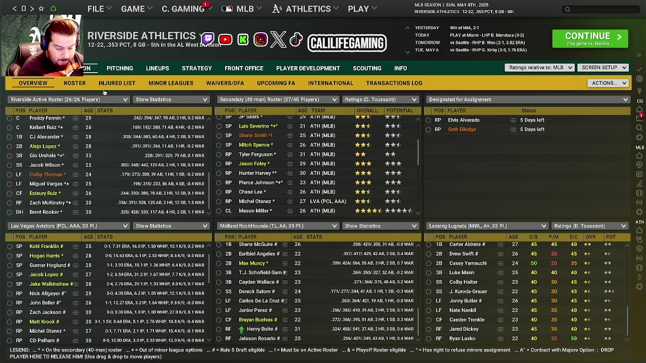 🔴Ep.32 Live Stream OOTP 26 Franchise Rebuild | Live Commissioner & Manager Mode (Inside The Diamond)