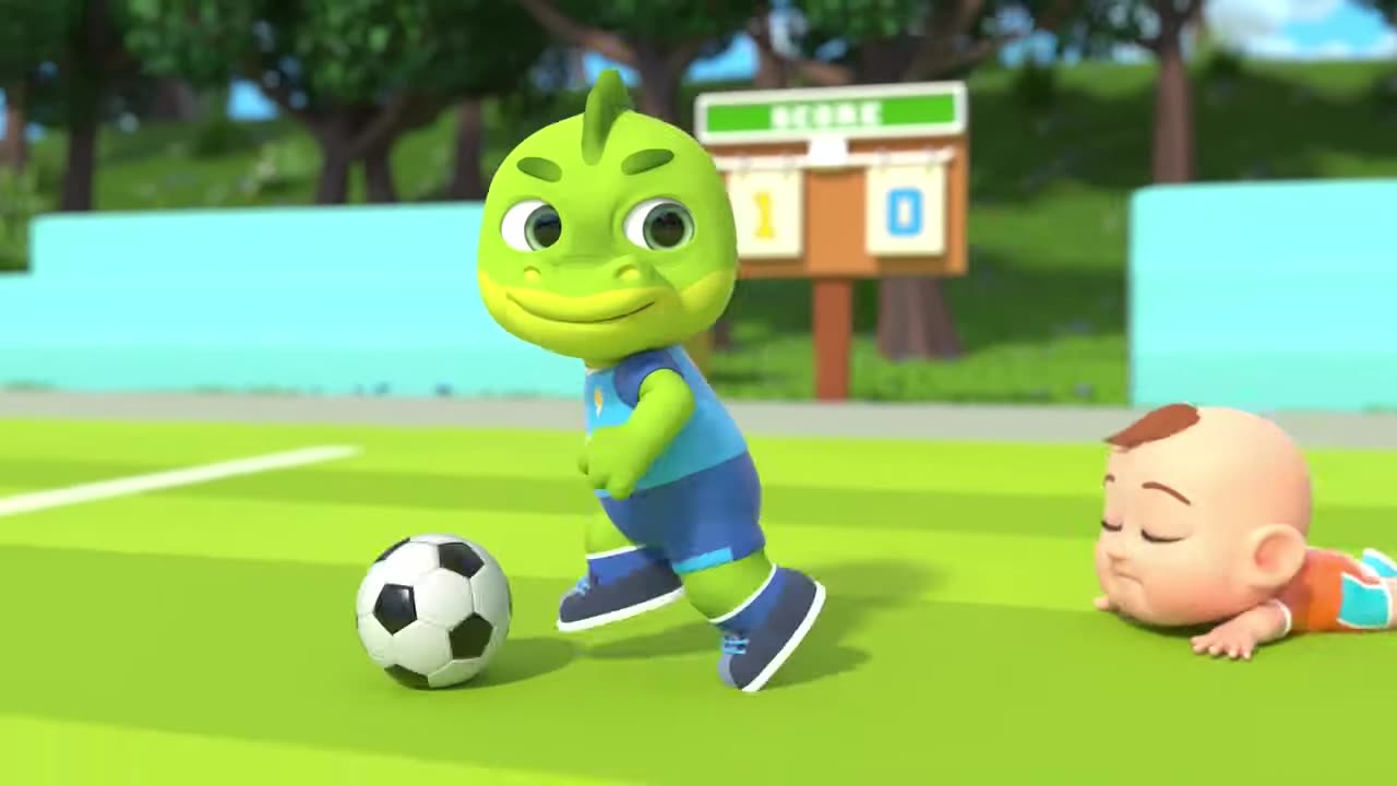 The Soccer Song ｜ Animals Play Football ｜ Lalafun Nursery Rhymes & Kids Songs.mp4