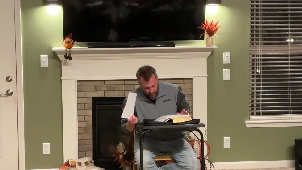 1 John 5:6-8 Tuesday Bible Study (11/11/25) Mike Brown