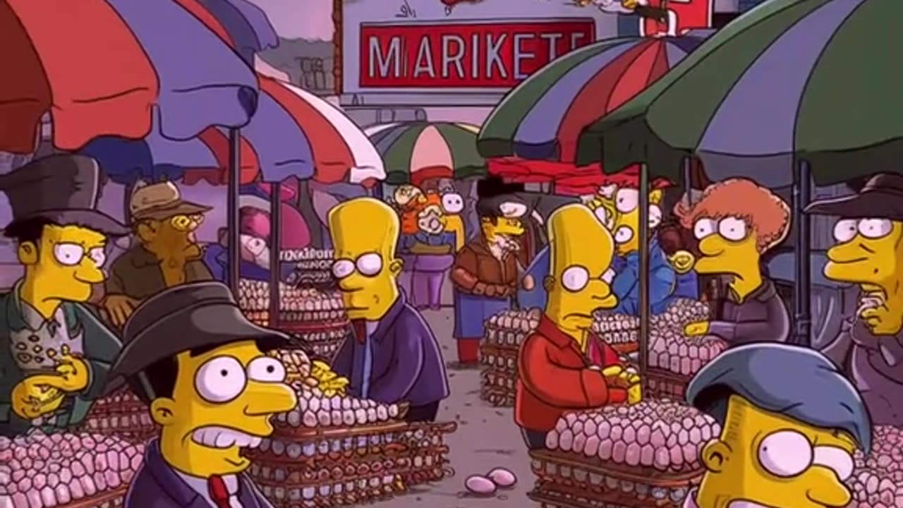 THE SIMPSONS PREDICT THE EGG SHORTAGE IN THE UNITED STATES