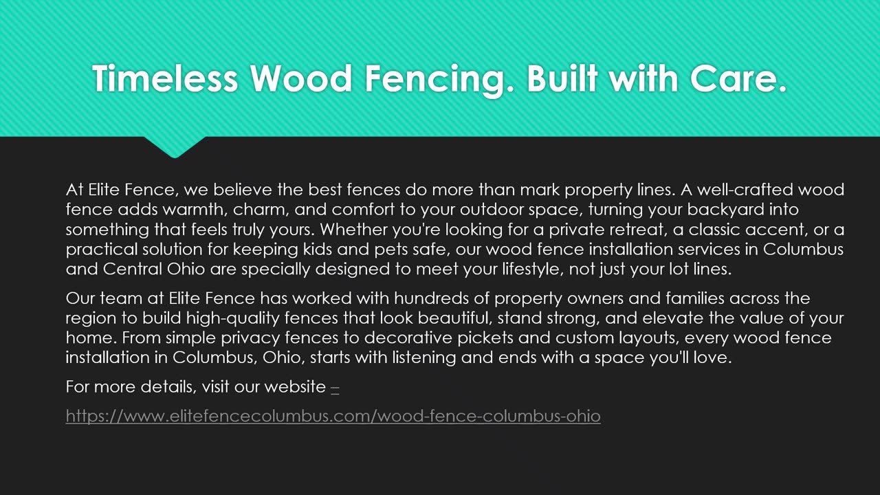 Wood Fence Columbus Ohio