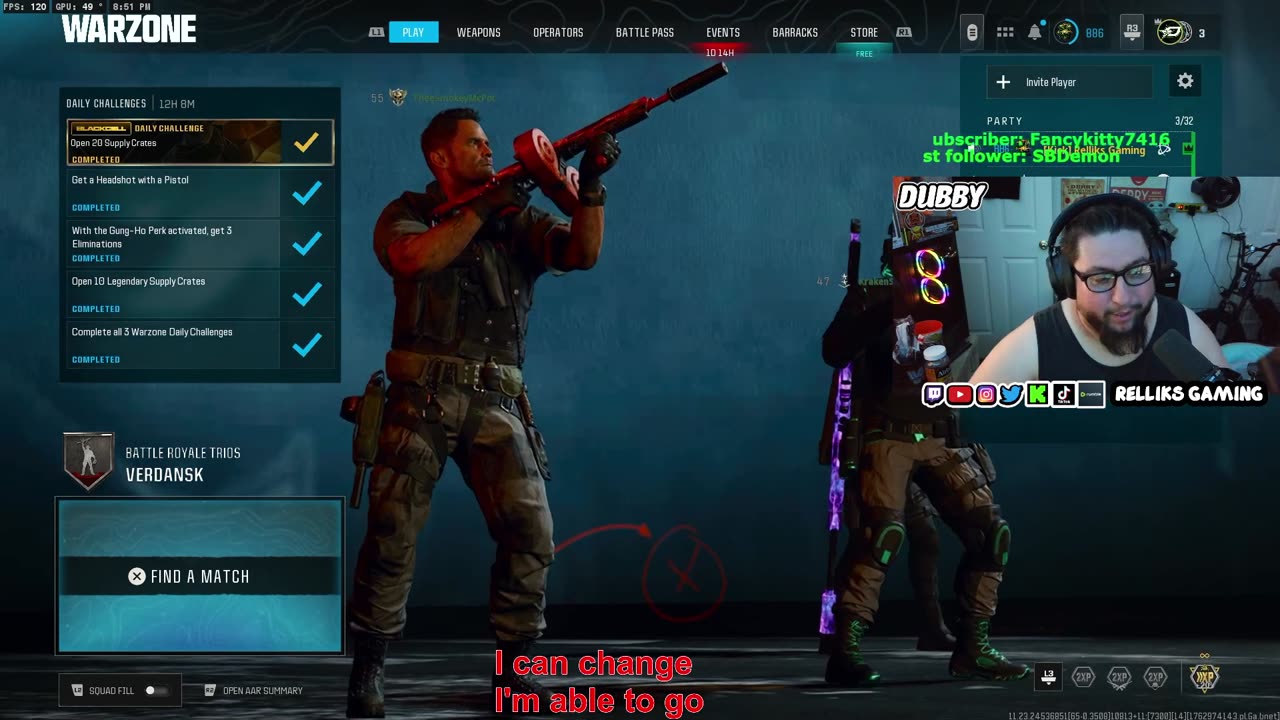 Warzone All Night Long