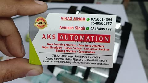 Top Currency Counting Machine Dealer in Janakpuri, Delhi | AKS Automation 2025 🏆