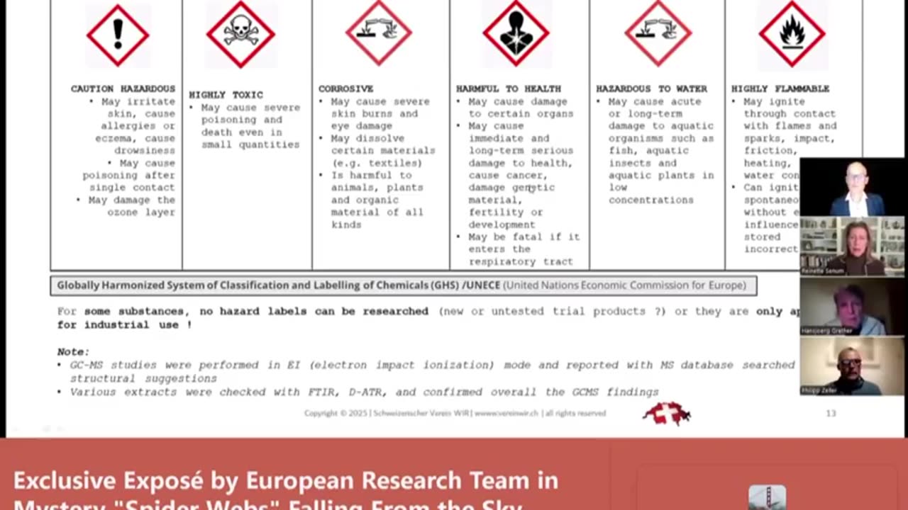 Scientist EXPOSE Deadly Poisons Dropped From Plane on USA & Switzerland (FOG?)