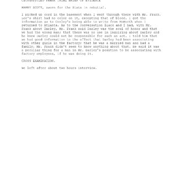 Harry Scott, Officially Sworn In, Becomes 186th Witness for the State