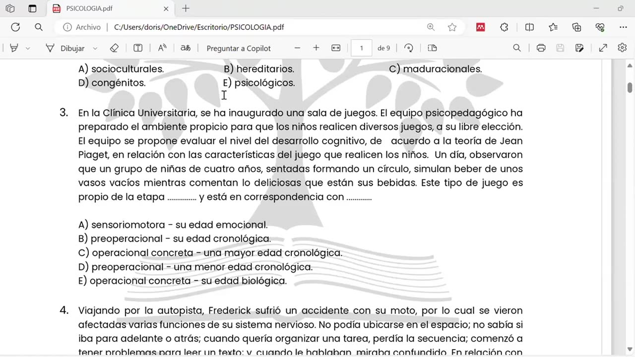 SAVIA REGULAR 2025 | Introductorio | Psicología