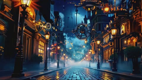 Steampunk Queen: Electric Dreams in a Twilight Scene