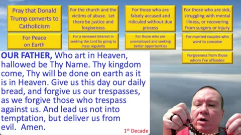 Mary's Daily Live Holy Rosary Prayer at 8:00 p.m. EDT 10/02/2025