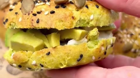 The Ultimate Avocado Bagel Delight!