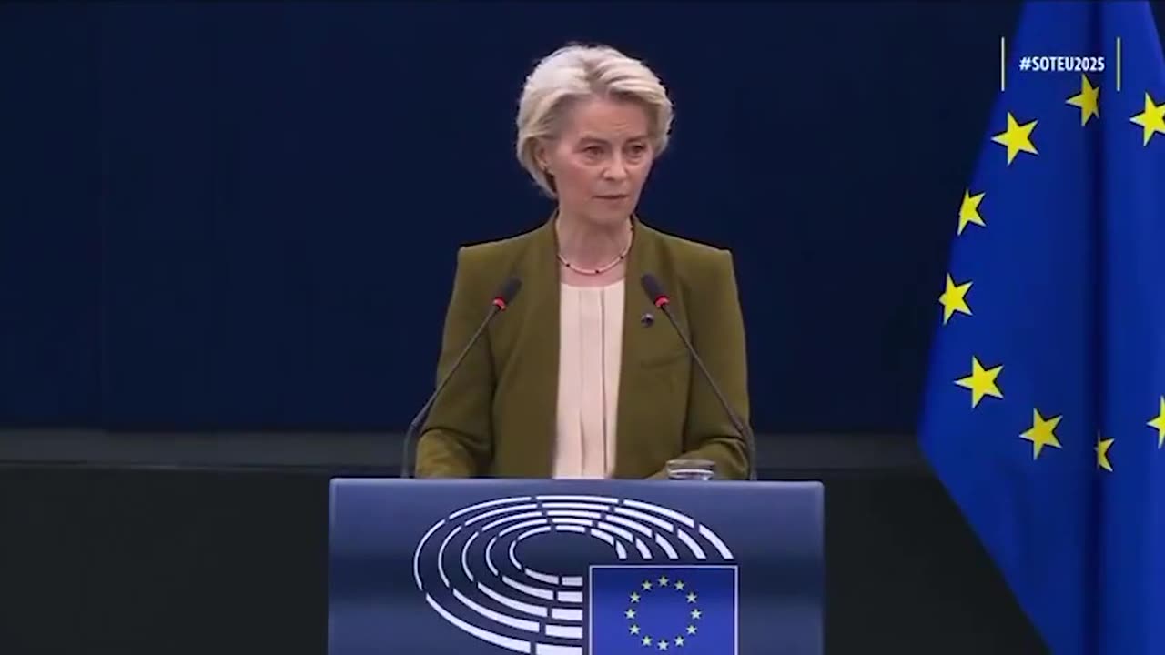 Ursula von der Leyen: "Battle lines for a new world order based on power are being drawn right now."
