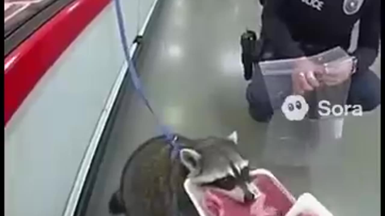 Raccoon at Costco!