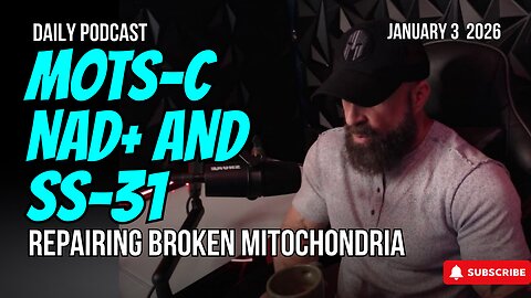 MOTS-C, NAD+ and SS31 Repairing Broken Mitochondria - Dr Trevor Bachmeyer