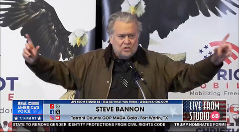 Full Steve Bannon Speech: Tarrant County GOP MAGA Gala - Fort Worth, TX (28 Feb 2025)